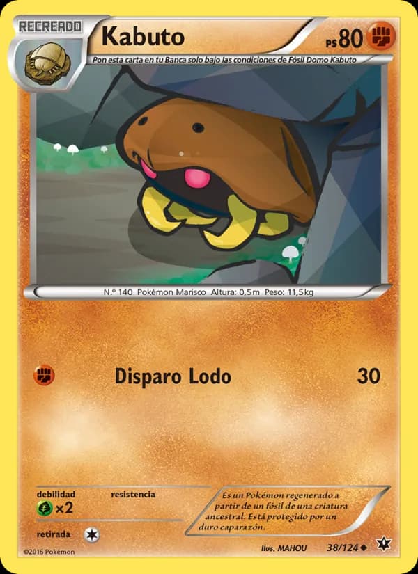 Kabuto card in Spanish