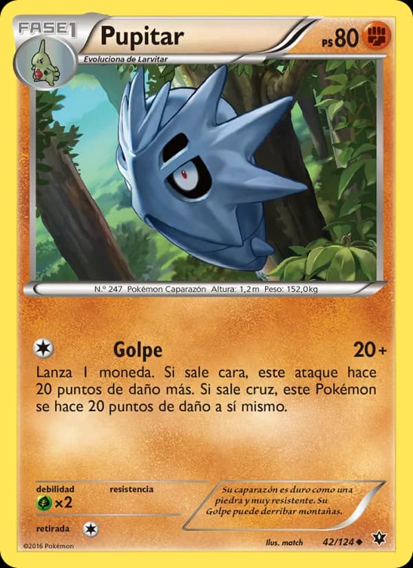Pupitar card in Spanish