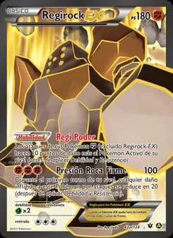 Regirock EX card in Spanish