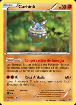 Carbink card in Spanish