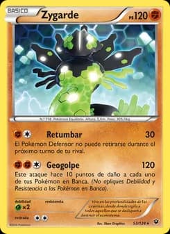 Zygarde card in Spanish