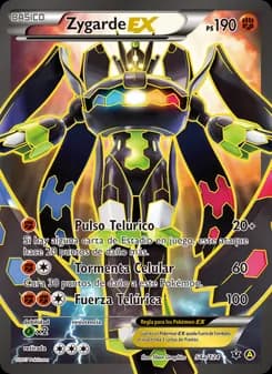 Zygarde EX card in Spanish