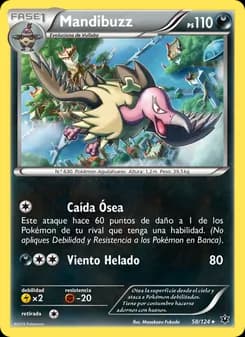 Mandibuzz card in Spanish