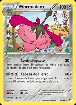 Wormadam card in Spanish