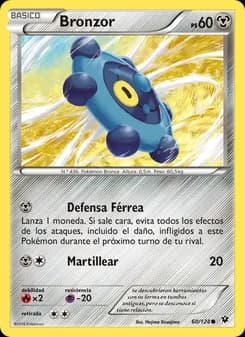 Bronzor card in Spanish
