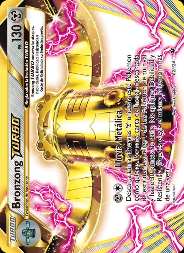 Bronzong TURBO card in Spanish