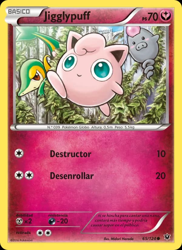 Jigglypuff card in Spanish