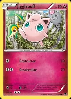 Jigglypuff card in Spanish