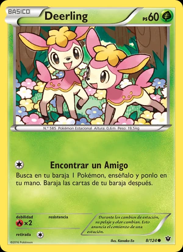 Deerling card in Spanish
