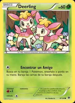 Deerling card in Spanish