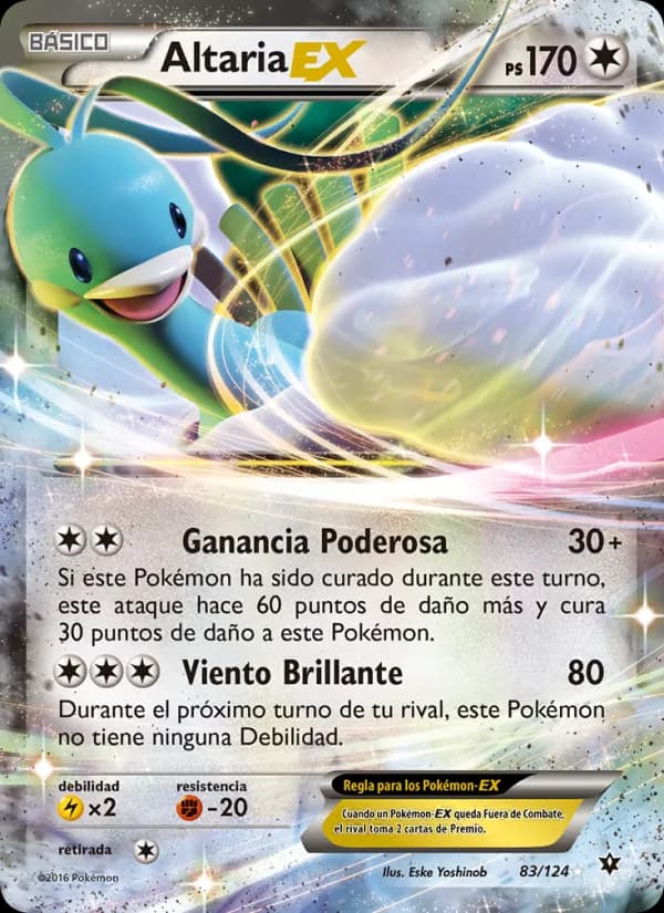 Altaria EX card in Spanish