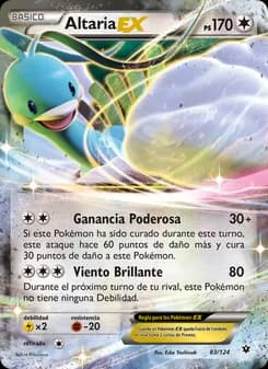 Altaria EX card in Spanish