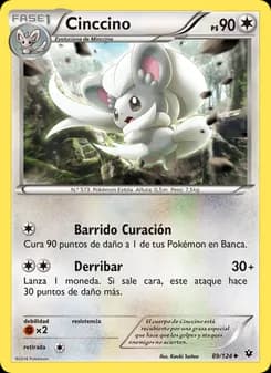 Cinccino card in Spanish