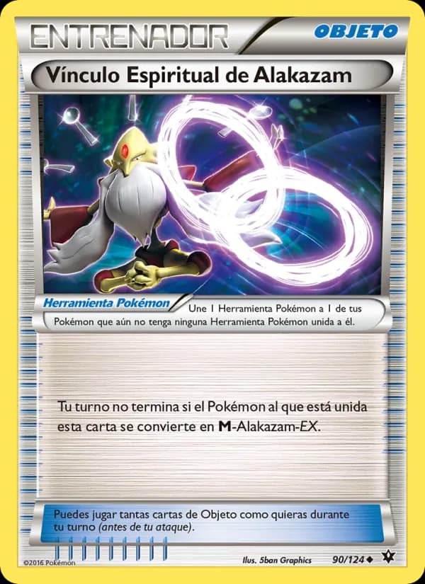 Vínculo Espiritual de Alakazam card in Spanish