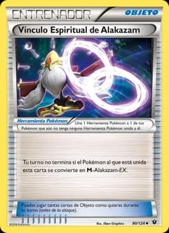 Vínculo Espiritual de Alakazam card in Spanish