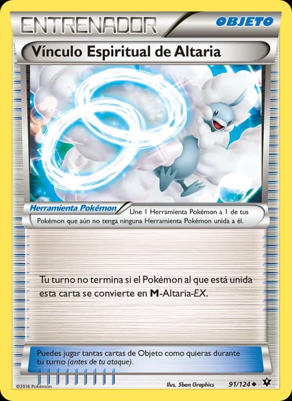 Vínculo Espiritual de Altaria card in Spanish