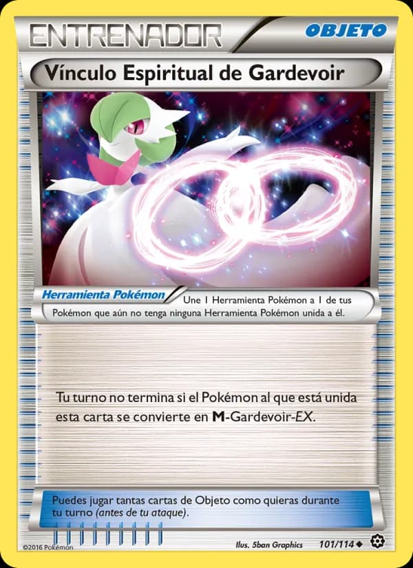 Vínculo Espiritual de Gardevoir card in Spanish