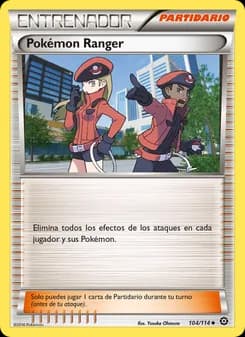 Pokémon Ranger card in Spanish