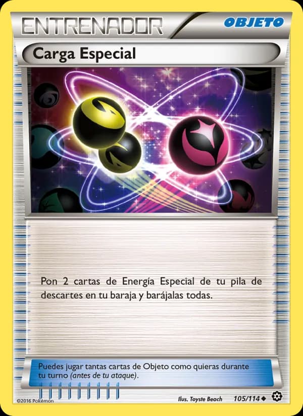 Carga Especial card in Spanish