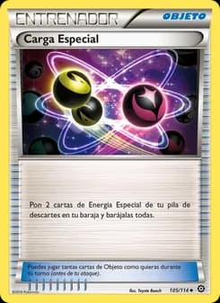 Carga Especial card in Spanish