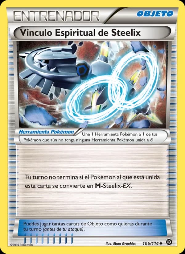 Vínculo Espiritual de Steelix card in Spanish