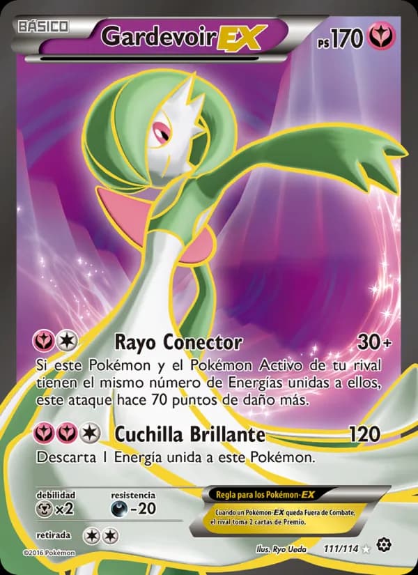 Gardevoir EX card in Spanish