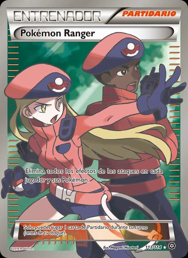 Pokémon Ranger card in Spanish