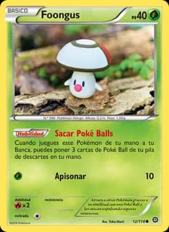Foongus card in Spanish