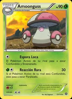 Amoonguss card in Spanish
