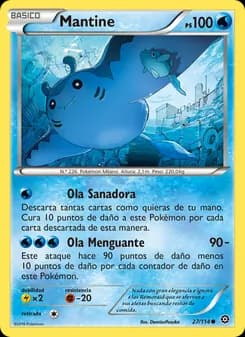 Mantine card in Spanish