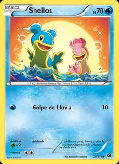 Shellos card in Spanish