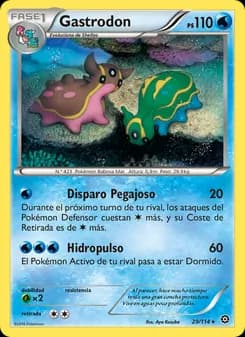 Gastrodon card in Spanish