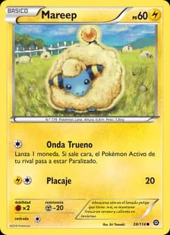 Mareep card in Spanish