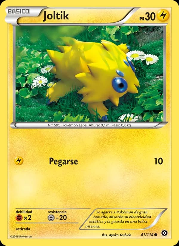 Joltik card in Spanish