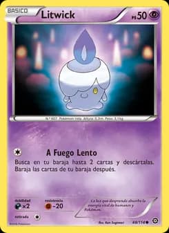 Litwick card in Spanish