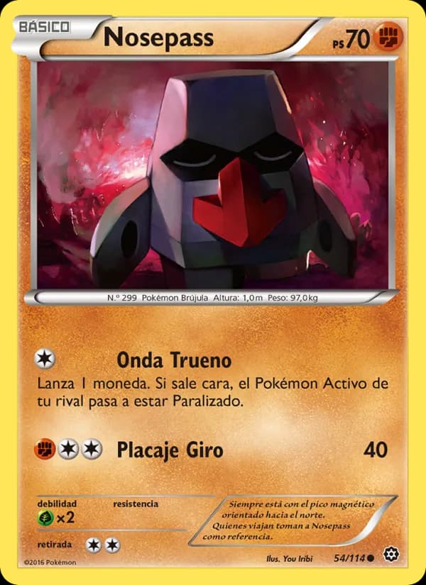Nosepass card in Spanish