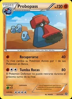 Probopass card in Spanish