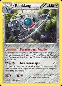 Klinklang card in Spanish
