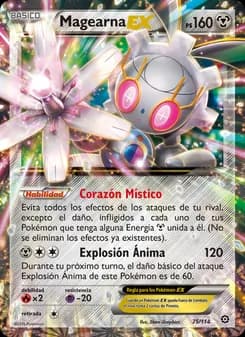 Magearna EX card in Spanish