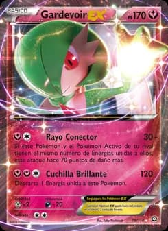 Gardevoir EX card in Spanish