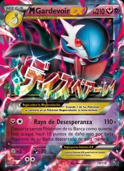 M-Gardevoir EX card in Spanish