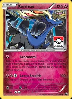 Xerneas card in Spanish