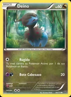 Deino card in Spanish