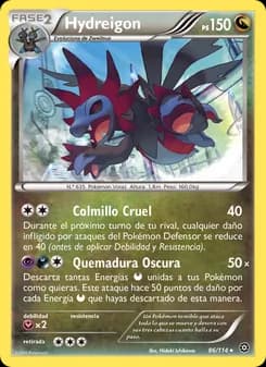 Hydreigon card in Spanish