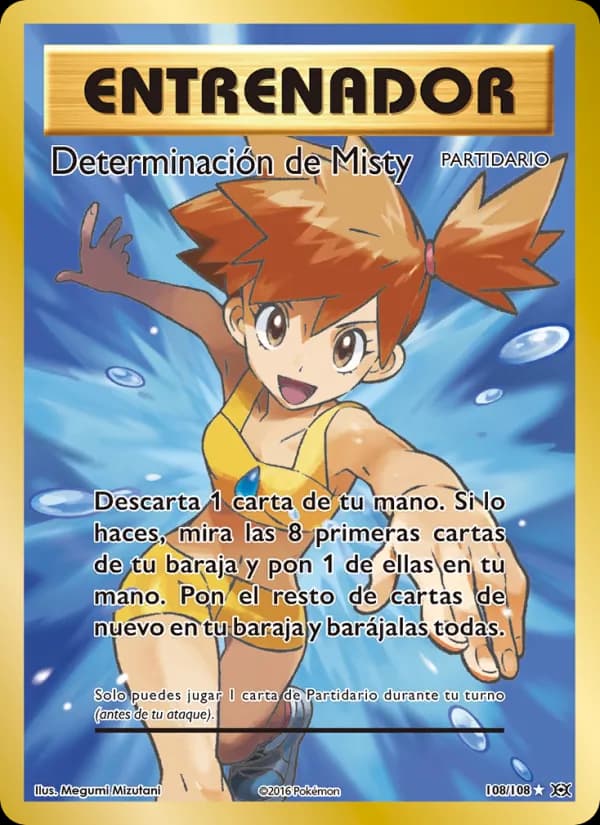 Determinación de Misty card in Spanish