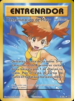 Determinación de Misty card in Spanish