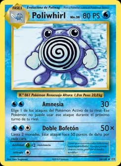 Poliwhirl card in Spanish