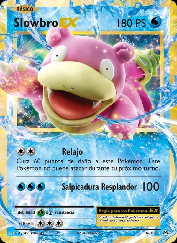 Slowbro EX card in Spanish