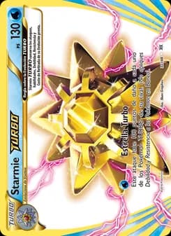 Starmie TURBO card in Spanish
