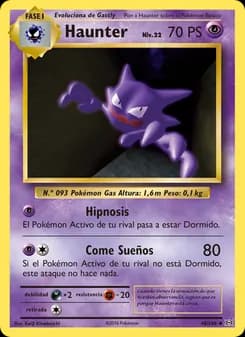 Haunter card in Spanish